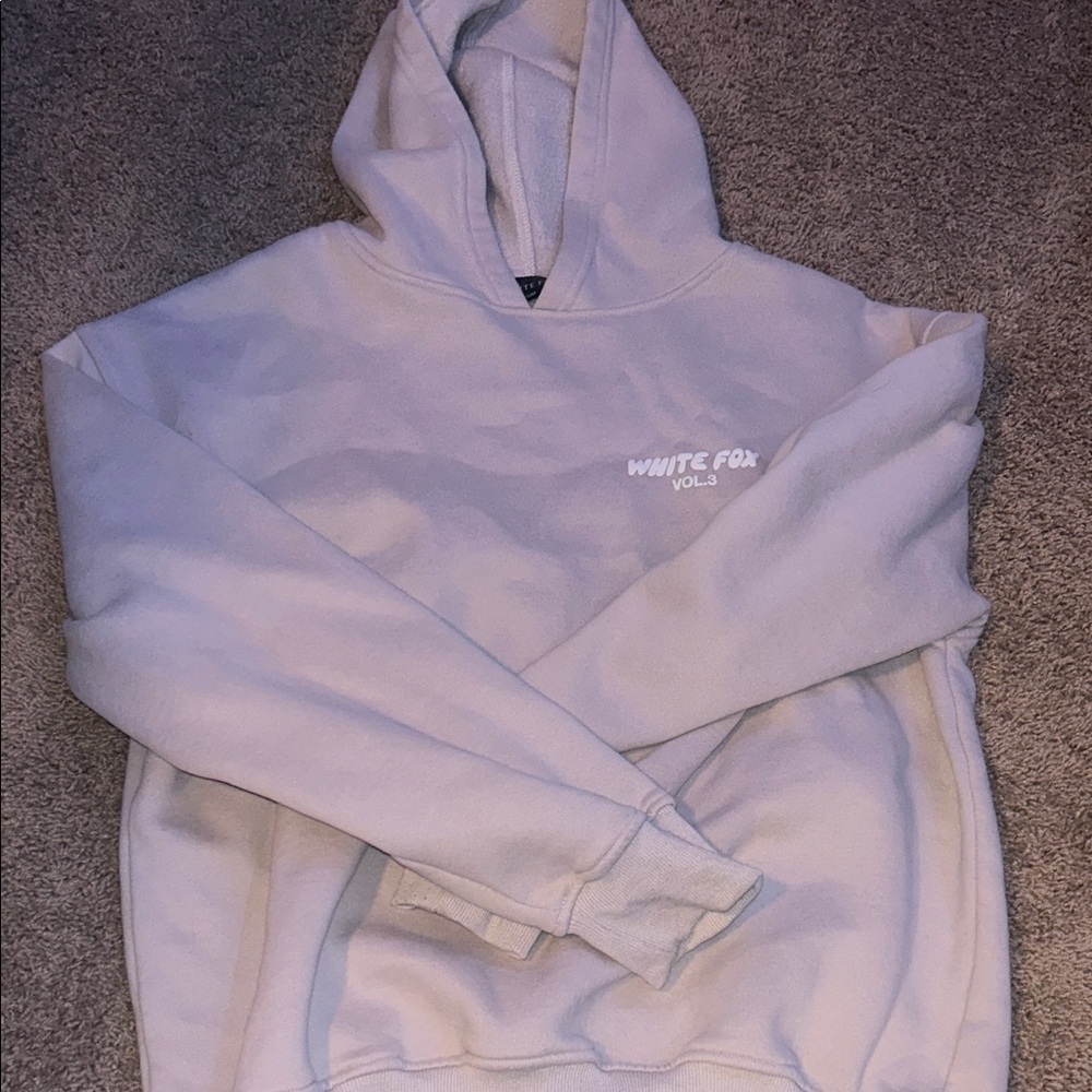 White Fox Boutique White Hoodie